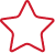 pictogramme étoile en rouge
